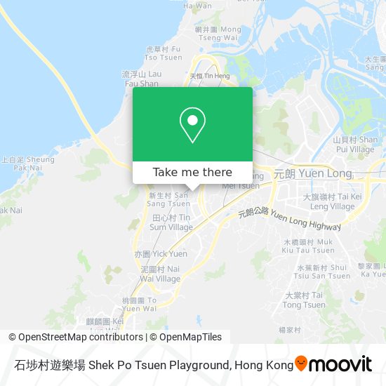 石埗村遊樂場 Shek Po Tsuen Playground map
