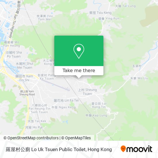 羅屋村公廁 Lo Uk Tsuen Public Toilet map