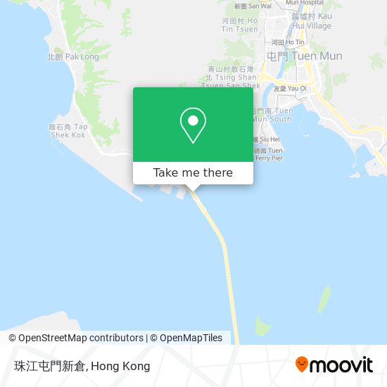 珠江屯門新倉 map