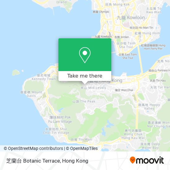 芝蘭台 Botanic Terrace地圖