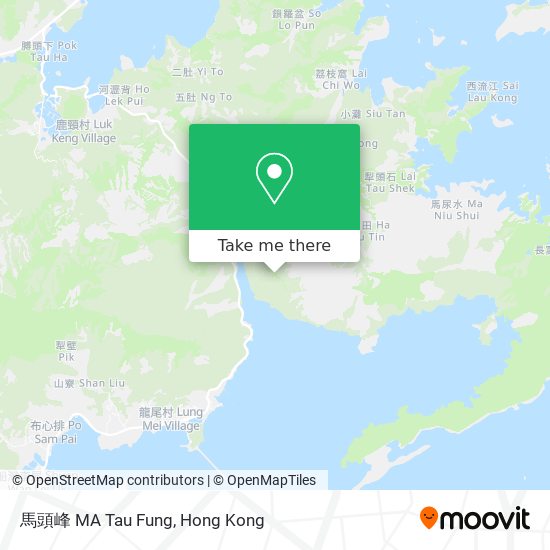 馬頭峰 MA Tau Fung map