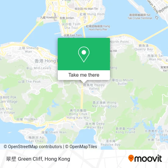 翠壁 Green Cliff map