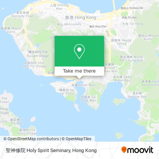 聖神修院 Holy Spirit Seminary map