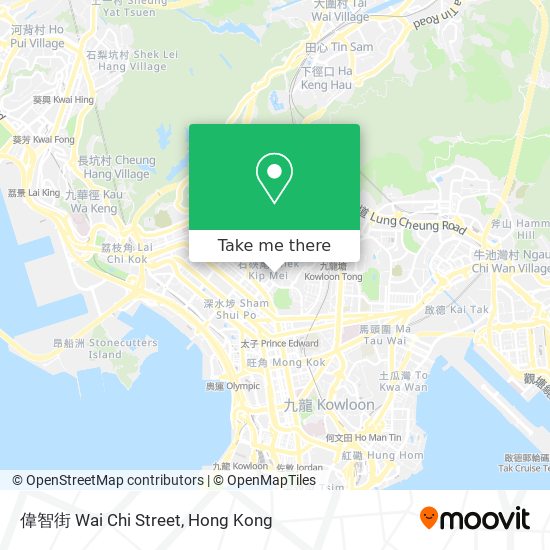 偉智街 Wai Chi Street map
