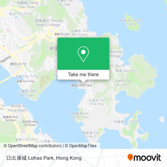 日出康城 Lohas Park地圖