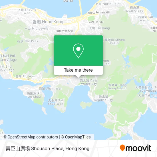 壽臣山廣場 Shouson Place map