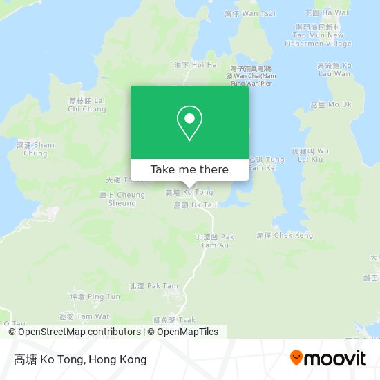 高塘 Ko Tong map