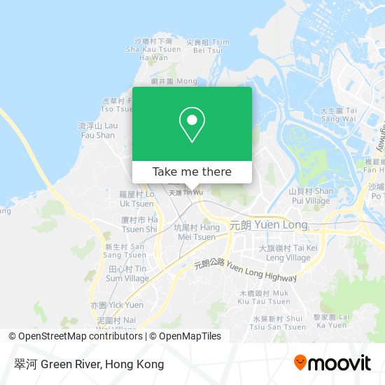 翠河 Green River map