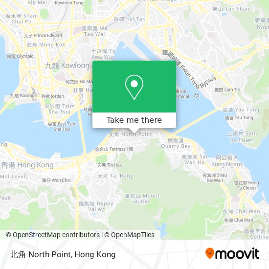 北角 North Point map