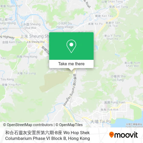 和合石靈灰安置所第六期-B座 Wo Hop Shek Columbarium Phase VI Block B地圖