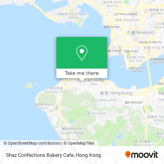 Shaz Confections Bakery Cafe map