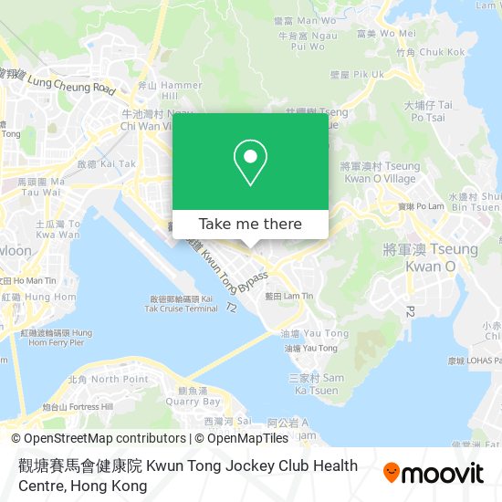 觀塘賽馬會健康院 Kwun Tong Jockey Club Health Centre map
