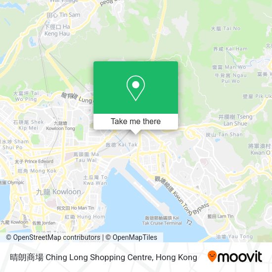 晴朗商場 Ching Long Shopping Centre地圖