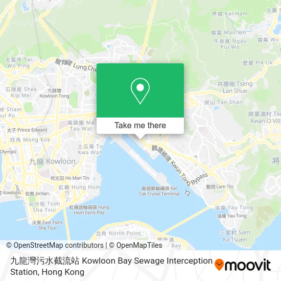 九龍灣污水截流站 Kowloon Bay Sewage Interception Station map