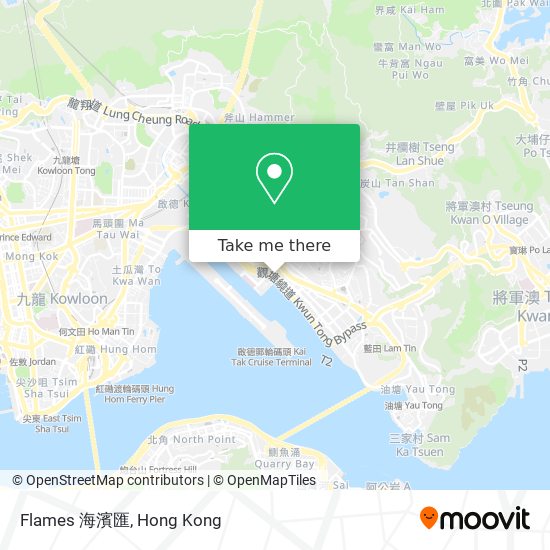 Flames 海濱匯 map