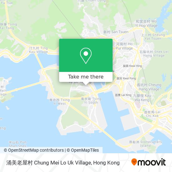涌美老屋村 Chung Mei Lo Uk Village地圖