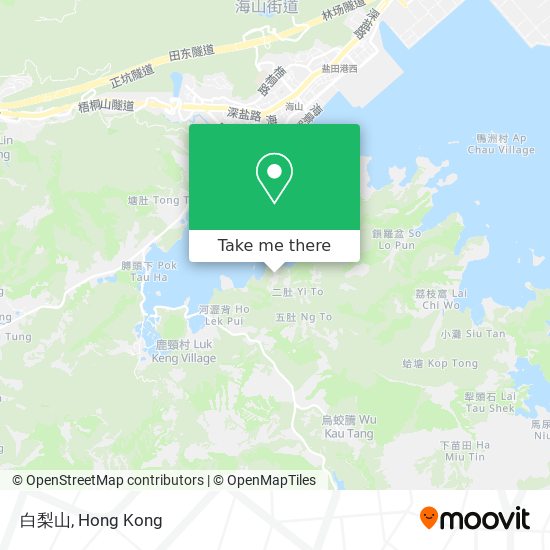 白梨山 map