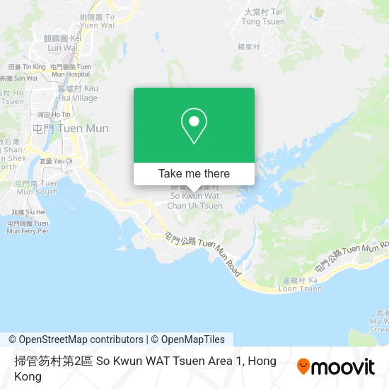 掃管笏村第2區 So Kwun WAT Tsuen Area 1地圖