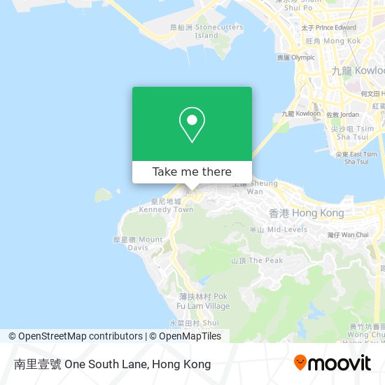 南里壹號 One South Lane map