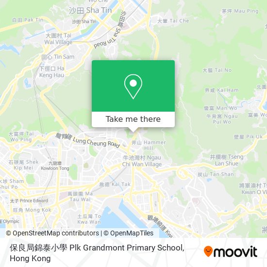 保良局錦泰小學 Plk Grandmont Primary School map