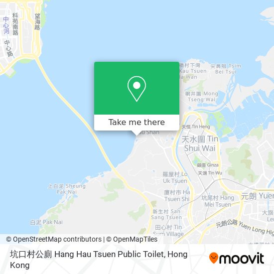 坑口村公廁 Hang Hau Tsuen Public Toilet地圖