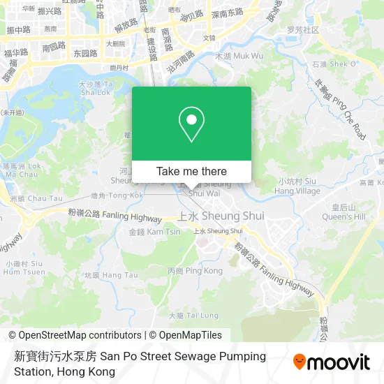 新寶街污水泵房 San Po Street Sewage Pumping Station地圖