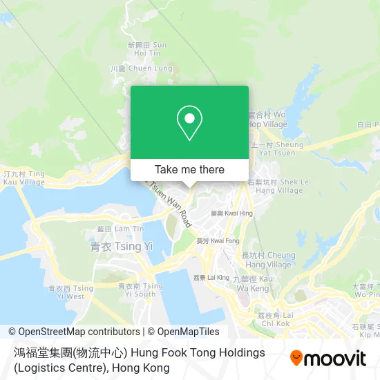 鴻福堂集團(物流中心) Hung Fook Tong Holdings (Logistics Centre) map