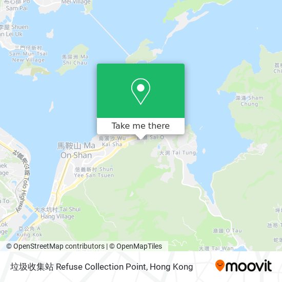 垃圾收集站 Refuse Collection Point map