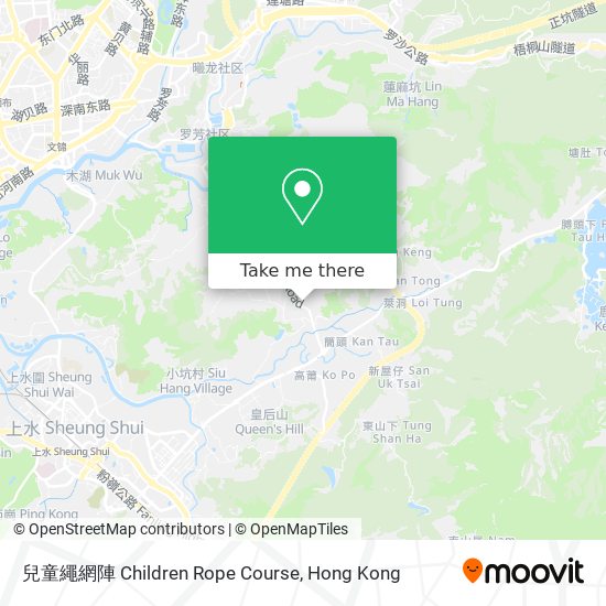 兒童繩網陣 Children Rope Course map