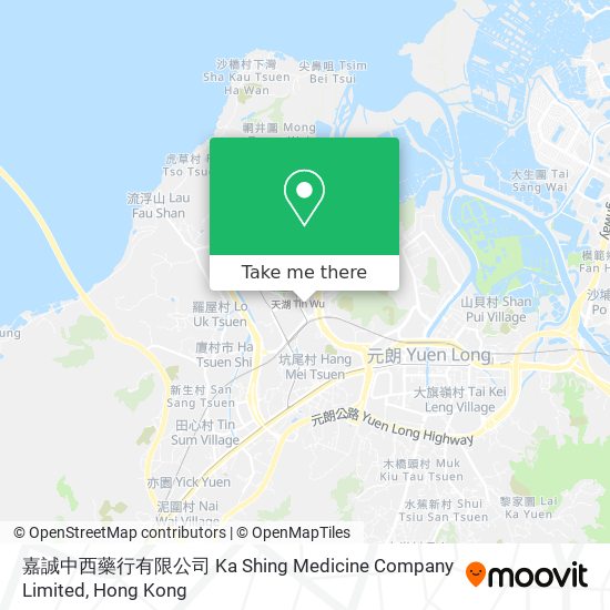 嘉誠中西藥行有限公司 Ka Shing Medicine Company Limited地圖