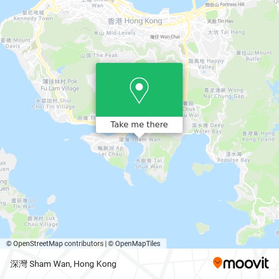深灣 Sham Wan地圖