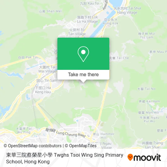 東華三院蔡榮星小學 Twghs Tsoi Wing Sing Primary School map