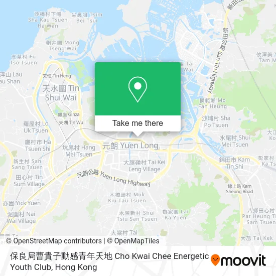 保良局曹貴子動感青年天地 Cho Kwai Chee Energetic Youth Club map