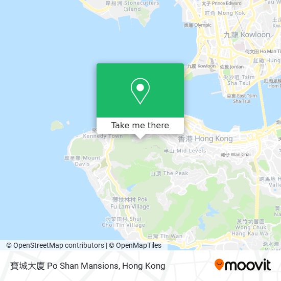 寶城大廈 Po Shan Mansions map