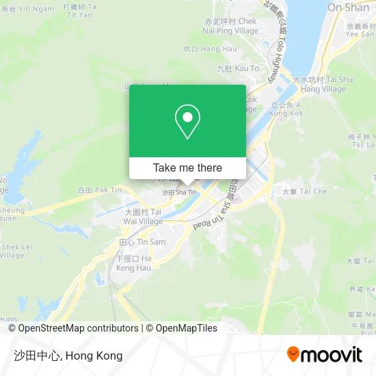 沙田中心 map