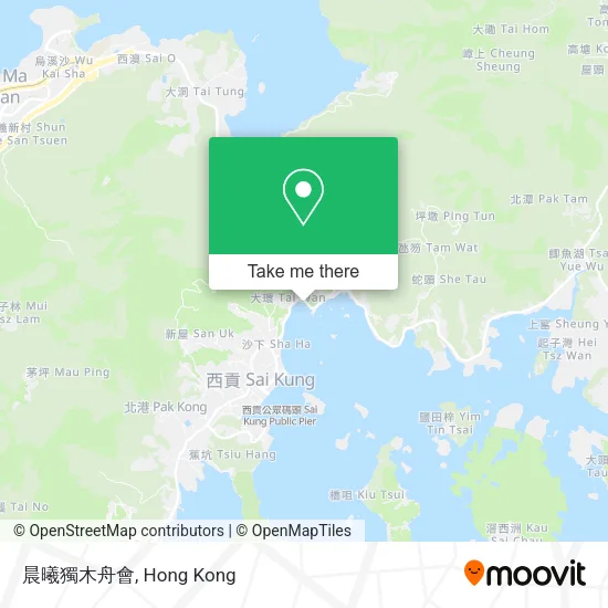 晨曦獨木舟會地圖