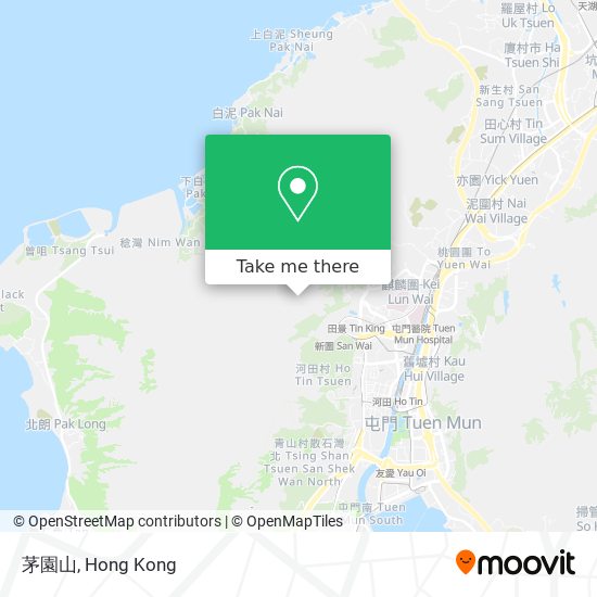 茅園山 map