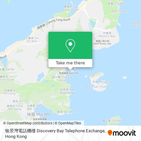 愉景灣電話機樓 Discovery Bay Telephone Exchange map