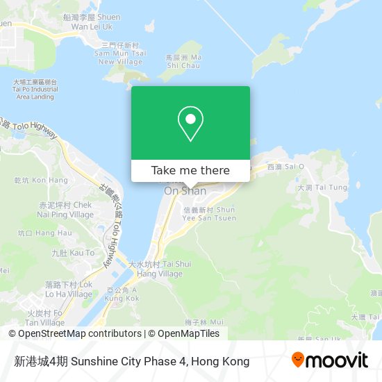 新港城4期 Sunshine City Phase 4 map