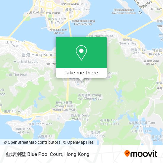 藍塘別墅 Blue Pool Court map