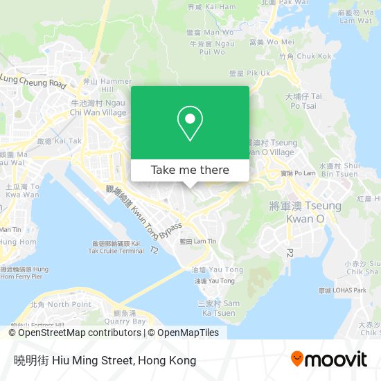 曉明街 Hiu Ming Street地圖