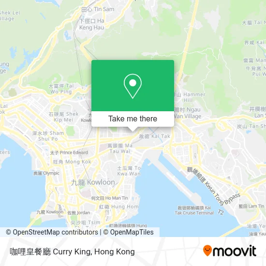 咖哩皇餐廳 Curry King map