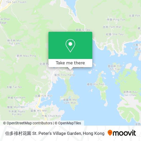 伯多祿村花園 St. Peter's Village Garden map