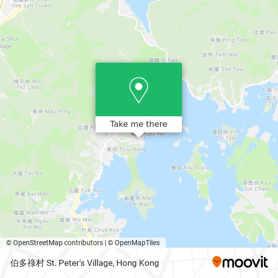 伯多祿村 St. Peter's Village map