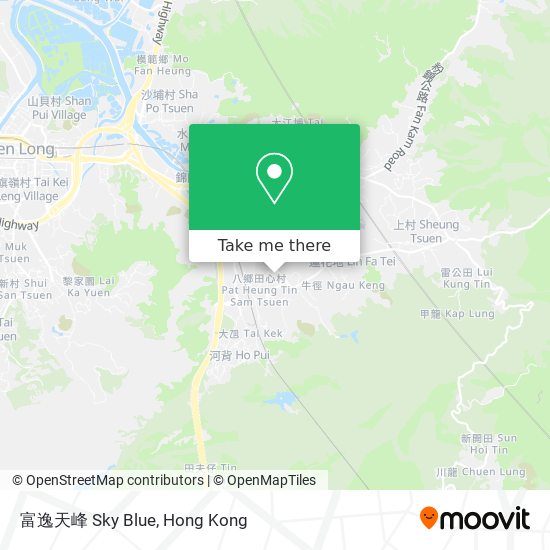 富逸天峰 Sky Blue map