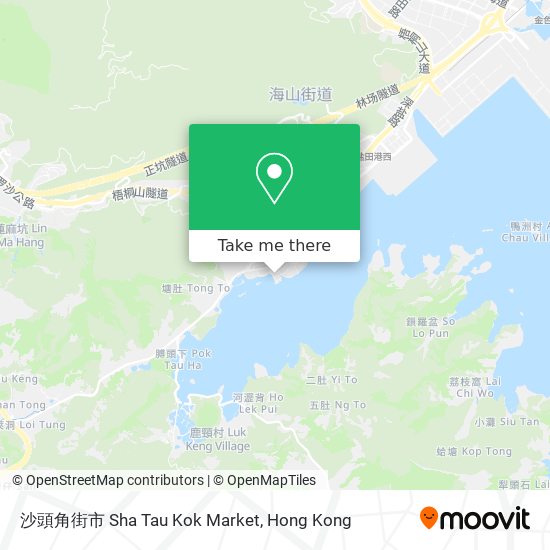 沙頭角街市 Sha Tau Kok Market map