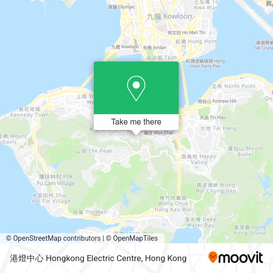 港燈中心 Hongkong Electric Centre map