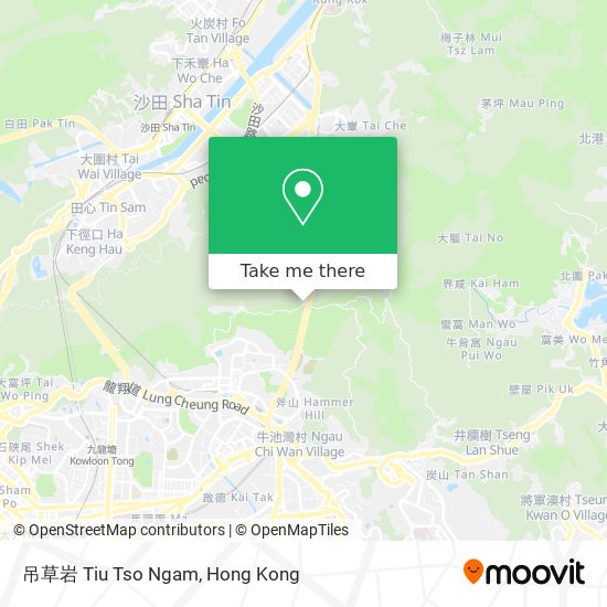 吊草岩 Tiu Tso Ngam map