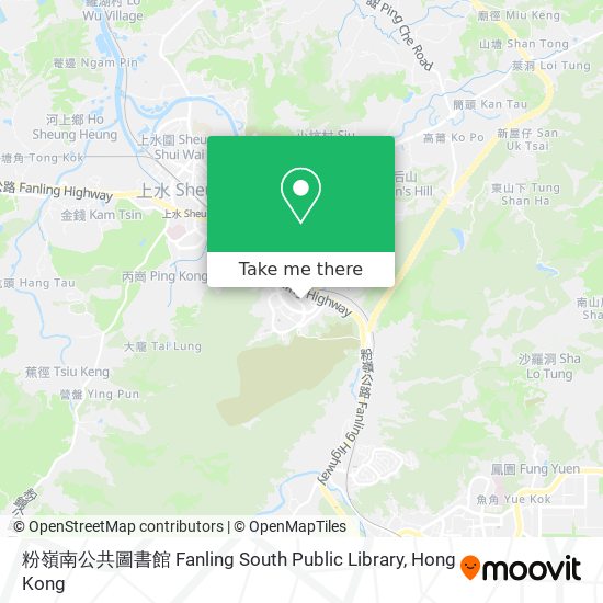 粉嶺南公共圖書館 Fanling South Public Library map