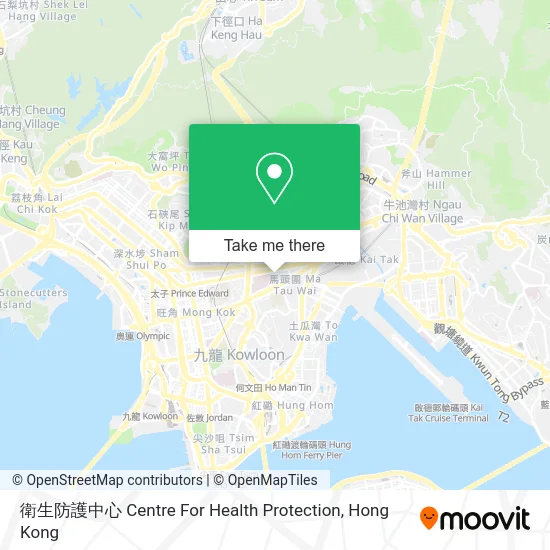 衛生防護中心 Centre For Health Protection map